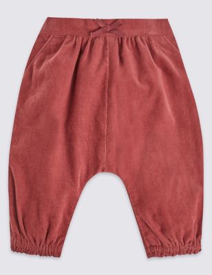 Pure Cotton Cord Bloomer Trousers